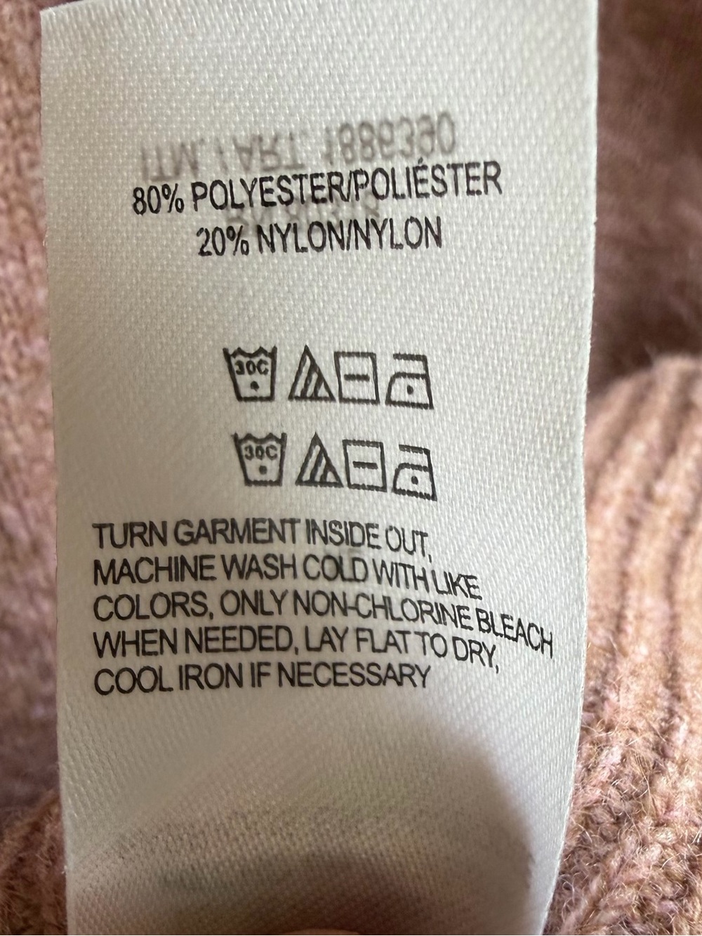 Lucky 🍀 Brand Mauve-Pink V-Neck Pullover Sweater - Picture 5 of 6